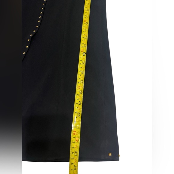 $695 Alice + Olivia Angelica Black Strapless Studded Wide Leg Jumpsuit Size 6 - Picture 12 of 12